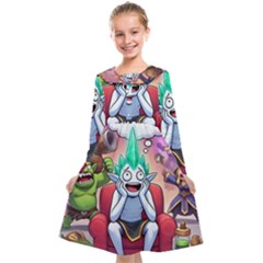 Huiok Kids  Midi Sailor Dress from ArtsNow.com