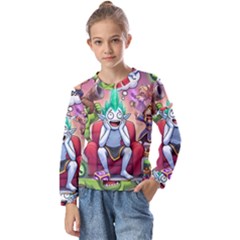 Kids  Long Sleeve T-Shirt with Frill  