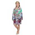 Kids  Long Sleeve Velvet Lounge Robe 