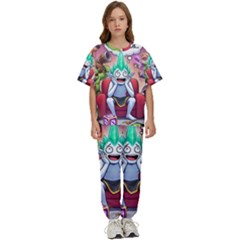 Kids  T-Shirt and Pants Sports Set 