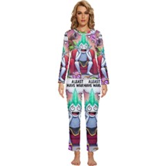 Womens  Long Sleeve Lightweight Pajamas Set 