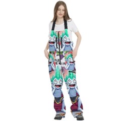 Women s Front Zip Ski And Snowboard Bib Pants 