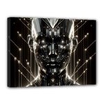 Robotics Robot Technology Future Canvas 16  x 12  (Stretched)