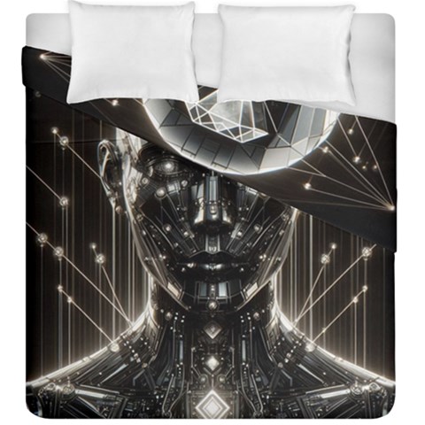 Robotics Robot Technology Future Duvet Cover Double Side (King Size) from ArtsNow.com