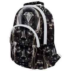 Rounded Multi Pocket Backpack 