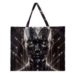 Robotics Robot Technology Future Zipper Large Tote Bag