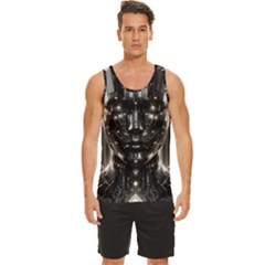 Men s Wide Collar Tank Top 