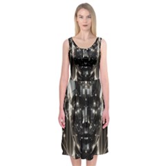 Robotics Robot Technology Future Midi Sleeveless Dress from ArtsNow.com