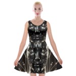 Robotics Robot Technology Future Velvet Skater Dress