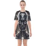 Robotics Robot Technology Future Sixties Short Sleeve Mini Dress