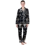 Robotics Robot Technology Future Women s Long Sleeve Satin Pajamas Set	