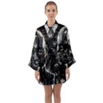 Robotics Robot Technology Future Long Sleeve Satin Kimono