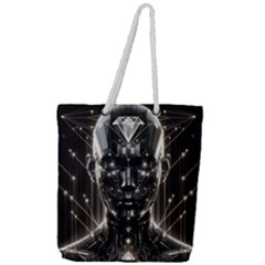 Full Print Rope Handle Tote (Large) 