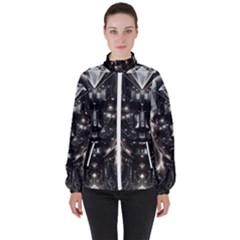 Women s High Neck Windbreaker 