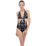 Robotics Robot Technology Future Halter Front Plunge Swimsuit