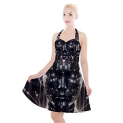 Halter Party Swing Dress  