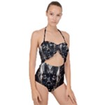 Robotics Robot Technology Future Scallop Top Cut Out Swimsuit