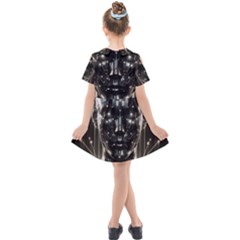 Kids  Short Sleeve Shirt Dress 