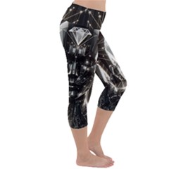 Lightweight Velour Capri Yoga Leggings 