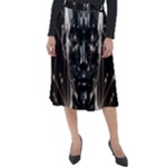 Robotics Robot Technology Future Classic Velour Midi Skirt 