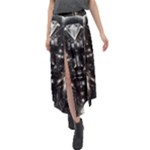 Robotics Robot Technology Future Velour Split Maxi Skirt