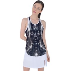 Racer Back Mesh Tank Top 