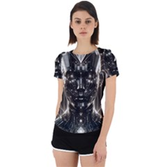 Back Cut Out Sport T-Shirt 