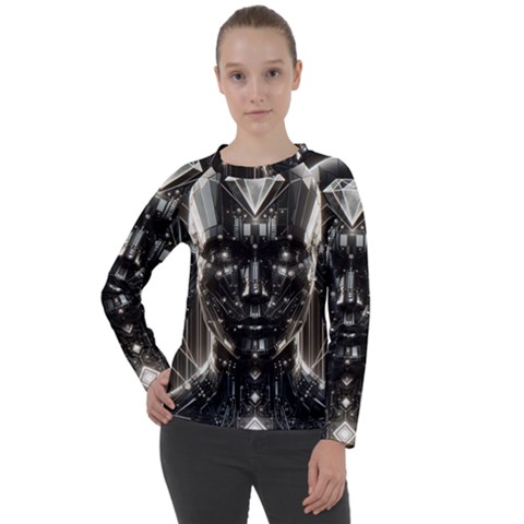 Robotics Robot Technology Future Women s Long Sleeve Raglan T