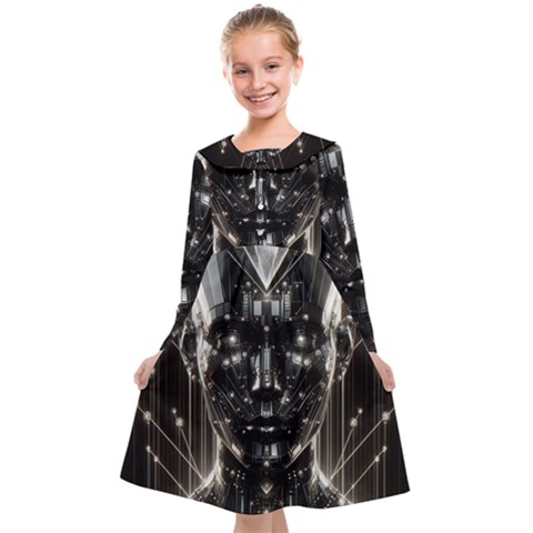 Robotics Robot Technology Future Kids  Midi Sailor Dress from ArtsNow.com