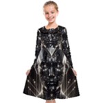 Robotics Robot Technology Future Kids  Midi Sailor Dress