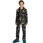 Robotics Robot Technology Future Kids  Long Sleeve Velvet Pajamas Set