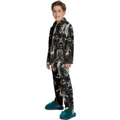 Kids  Long Sleeve Velvet Pajamas Set 