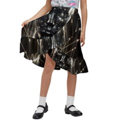 Kids  Ruffle Flared Wrap Midi Skirt 