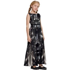 Kids  Satin Sleeveless Maxi Dress 