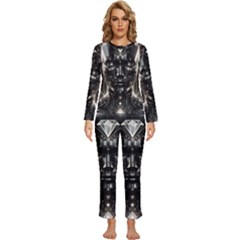 Womens  Long Sleeve Lightweight Pajamas Set 