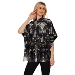 Women s Batwing Button Up Shirt 