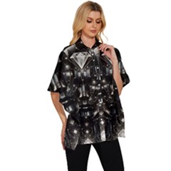 Women s Batwing Button Up Shirt 