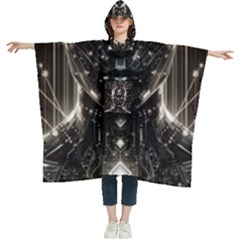 Women s Hooded Rain Ponchos 