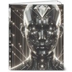 Robotics Robot Technology Future 8  x 10  Hardcover Notebook