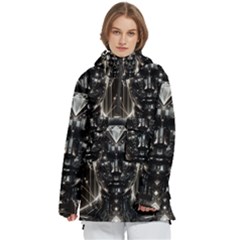 Women s Pullover Zip Ski and Snowboard Waterproof Breathable Jacket 