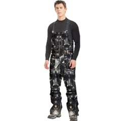 Men s Front Zip Ski And Snowboard Bib Pants 