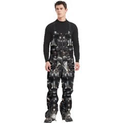 Men s Front Zip Ski And Snowboard Bib Pants 