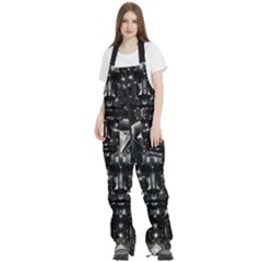 Women s Front Zip Ski And Snowboard Bib Pants 