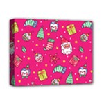 cute pink christmas pattern Deluxe Canvas 14  x 11  (Stretched)