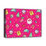 cute pink christmas pattern Deluxe Canvas 16  x 12  (Stretched) 