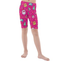 Kids  Mid Length Swim Shorts 