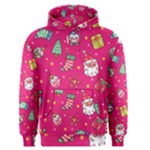 cute pink christmas pattern Men s Core Hoodie