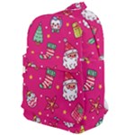 cute pink christmas pattern Classic Backpack