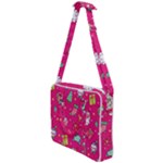 cute pink christmas pattern Cross Body Office Bag