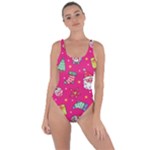 cute pink christmas pattern Bring Sexy Back Swimsuit